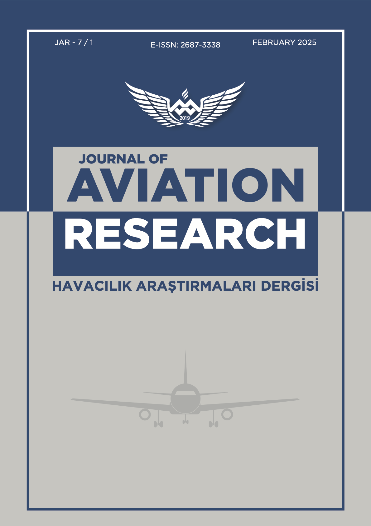 Havacılık Araştırmaları Dergisi Kapağı